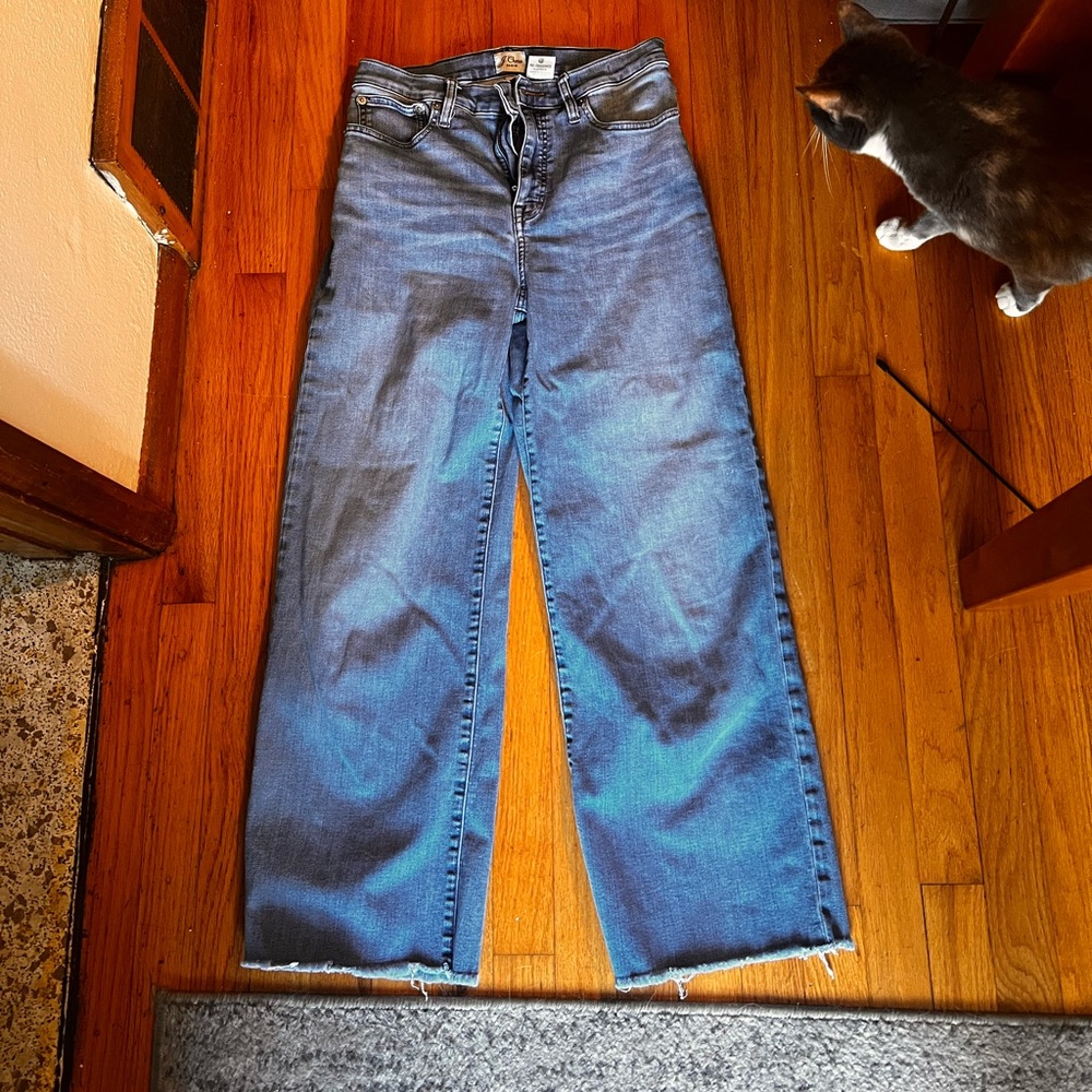 J Crew Denim Cropped Jeans, 29T